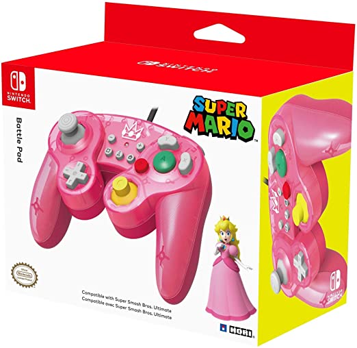 Mando Nintendo Switch Battle Pad Edición Super Mario Peach