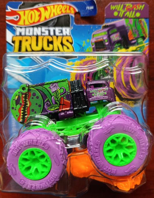 Hot Wheels Monster Truck - Will Eat Tall - HWMT Back to Basics 7/7