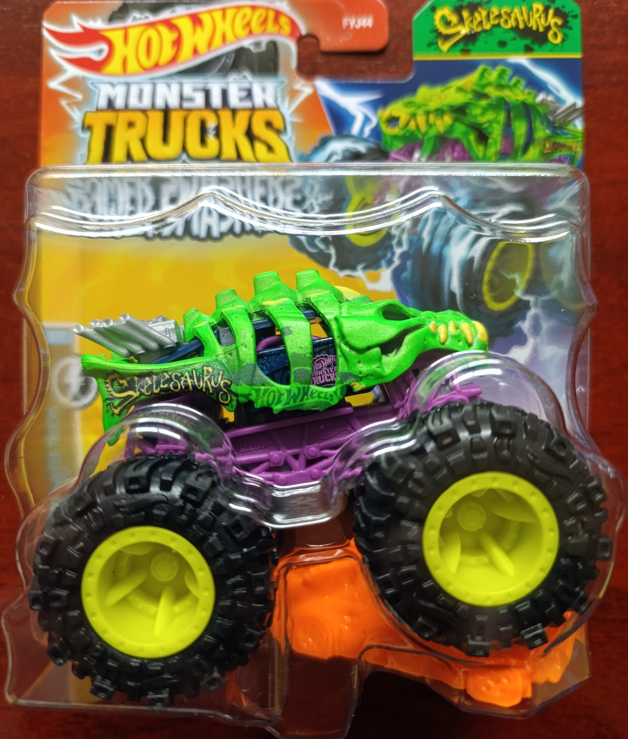 Hot Wheels Monster Truck - Skelesaurus - Power Smashers 1/7