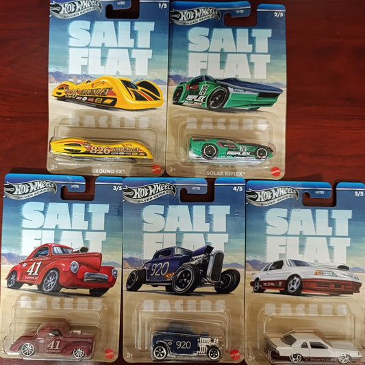 Hot Wheels Silver Series - Salt Flat - Lote de los 5 coches