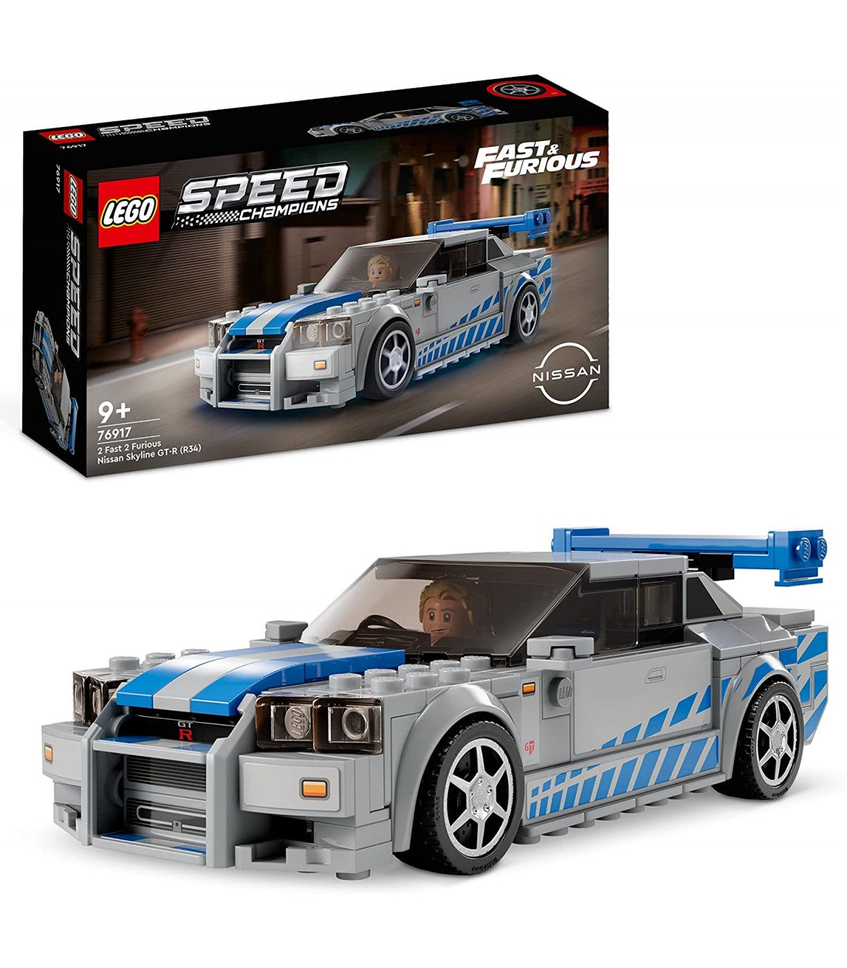 LEGO Speed Champions - 2 Fast 2 Furious Nissan Skyline GT-R (R34) - 76917