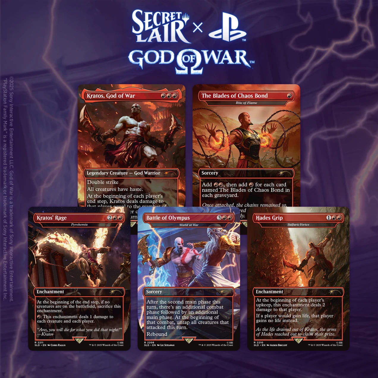 Secret Lair x God of War Greek - Magic The Gathering