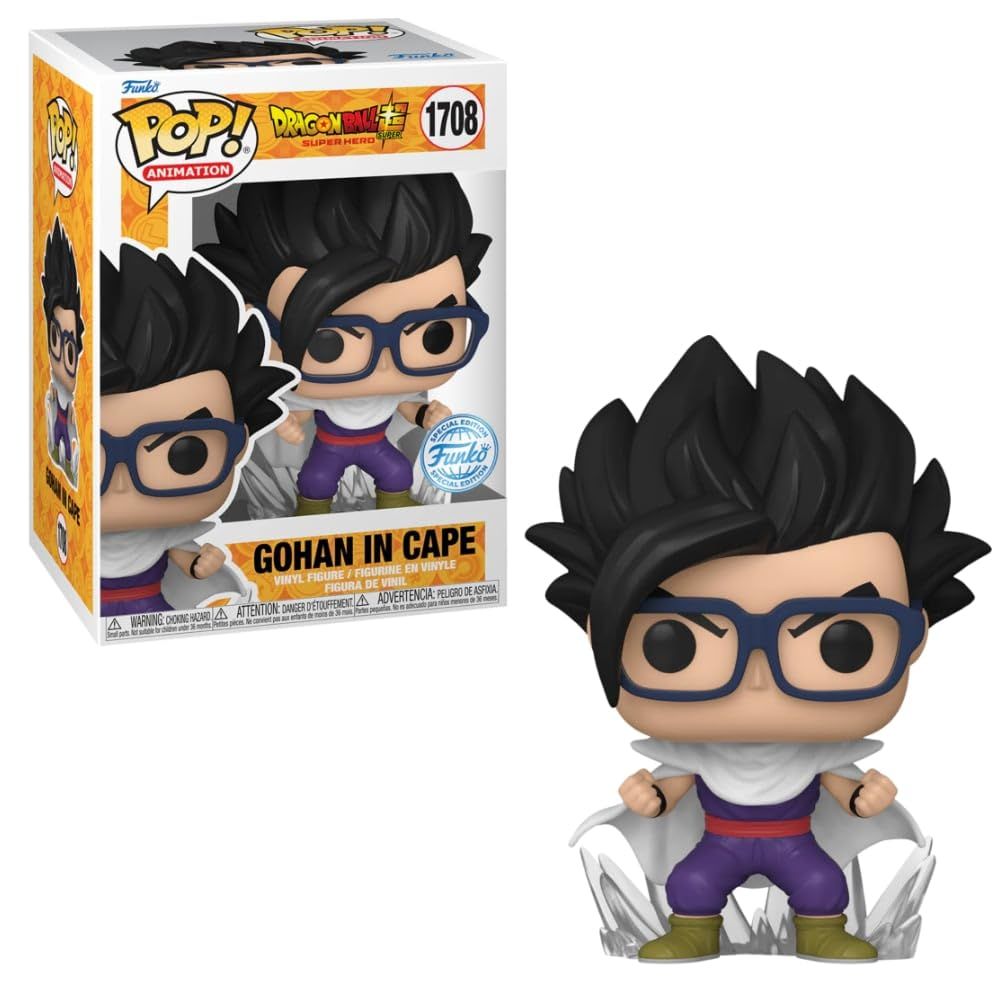 Funko POP! - Gohan in Cape - Dragon Ball Z - 1708 - Chalice Collectibles Exclusive