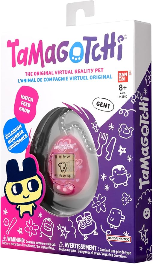 Tamagotchi - La mascota virtual original (rosa) - BANDAI