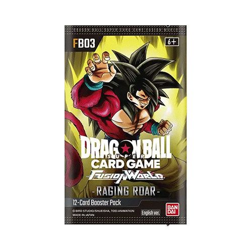 Caja de cartas TCG Dragon Ball Fusion World Raging Roar FB03