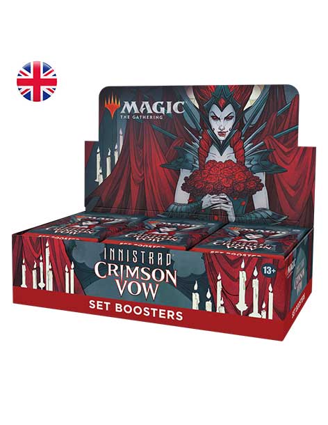 Magic The Gathering - Set Booster Display (30 Sobres) Innistrad Crimson Vow - Inglés