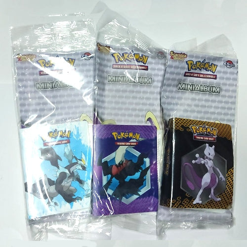 Pokémon TCG Mini archivador para 30 cartas - 1 carta por hoja - Portada aleatoria