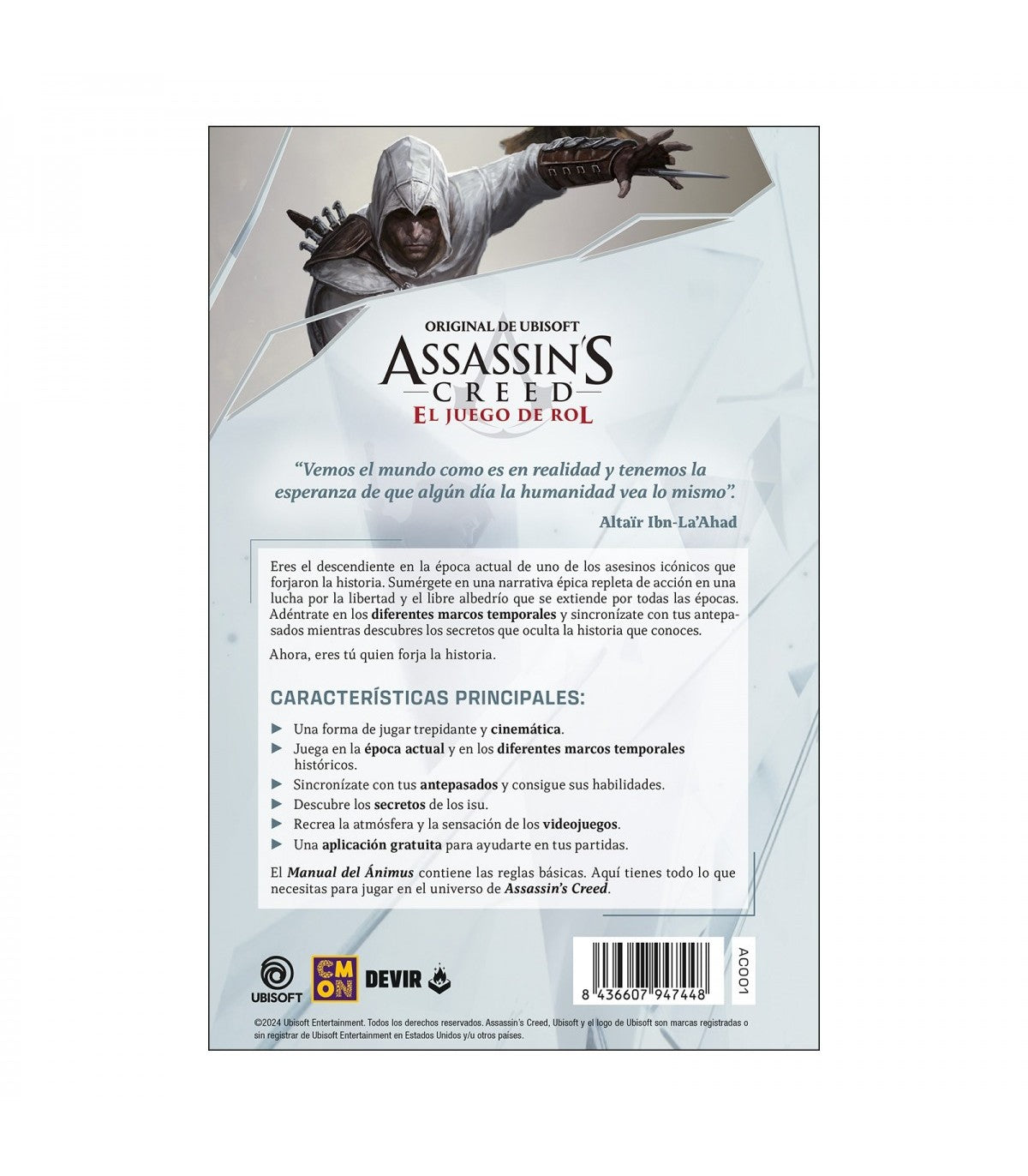 ASSASSIN´S CREED - MANUAL DEL ANIMUS (REGLAS BASICAS)