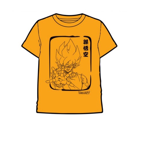 Camiseta Dragon Ball Z de Goku de color naranja - TALLA L