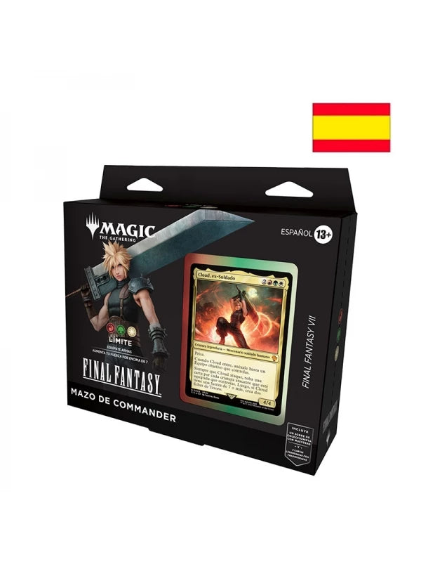 Magic the Gathering Commander Deck - Final Fantasy VII - Castellano