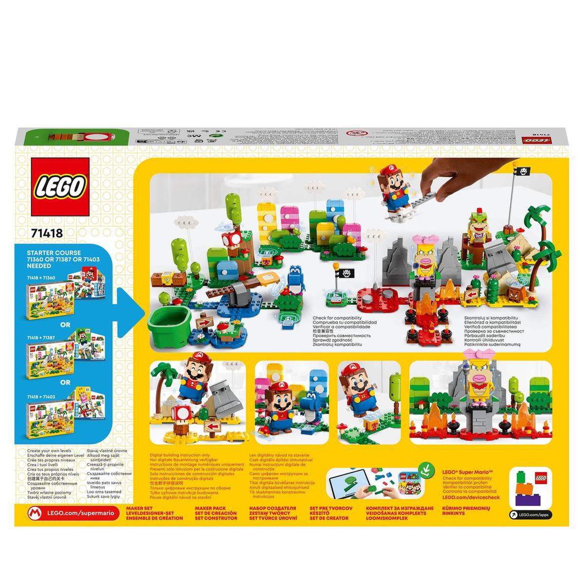 LEGO Super Mario - Set de creación: caja de herramientas creativas - 71418