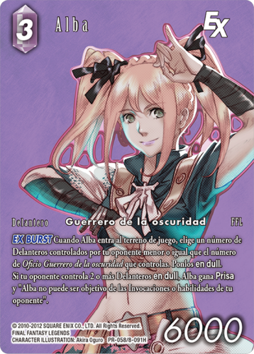 FINAL FANTASY TCG KIT TORNEO ALBA