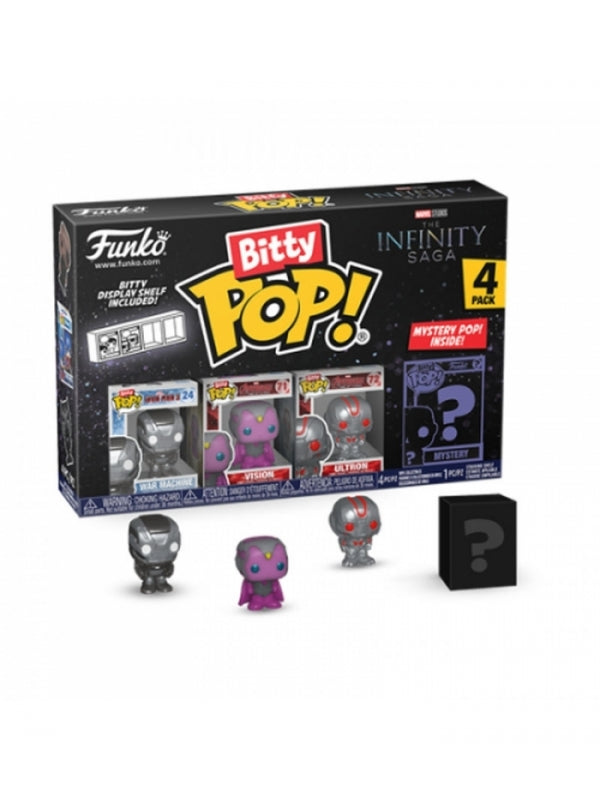 Funko Bitty POP Marvel Infinity Saga - War Machine Lote 4 Figuras