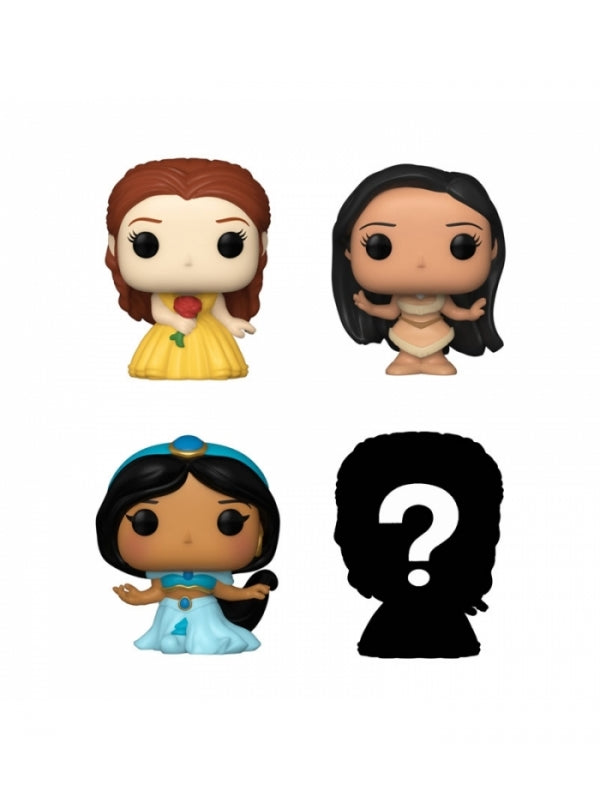 Funko Bitty POP Princesas - Bella 4 Figuras - Disney