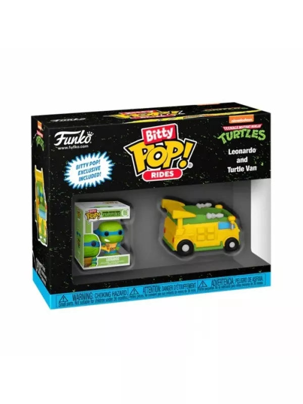 Funko Bitty POP Rides - Turtles Leonardo and Turtle Van