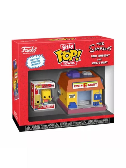 Funko Bitty POP Towns - Bart Simpson and Kwik-E-Mart