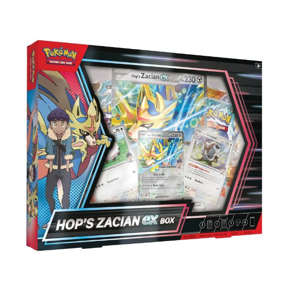 Caja Pokémon TCG Colección Zacian EX de Paul - inglés