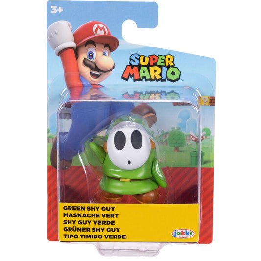 Super Mario - Figura Shy Guy Verde - 5CM