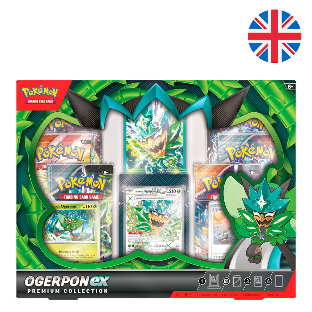 Caja Pokémon TCG - Colección Prémium Ogerpon EX - Inglés