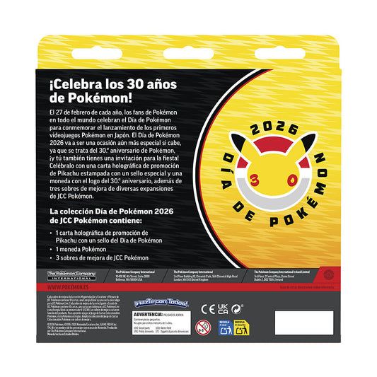 Blister cartas Special Collection Fuegos Fantasmales Pokemon español - Día de Pokémon 2026
