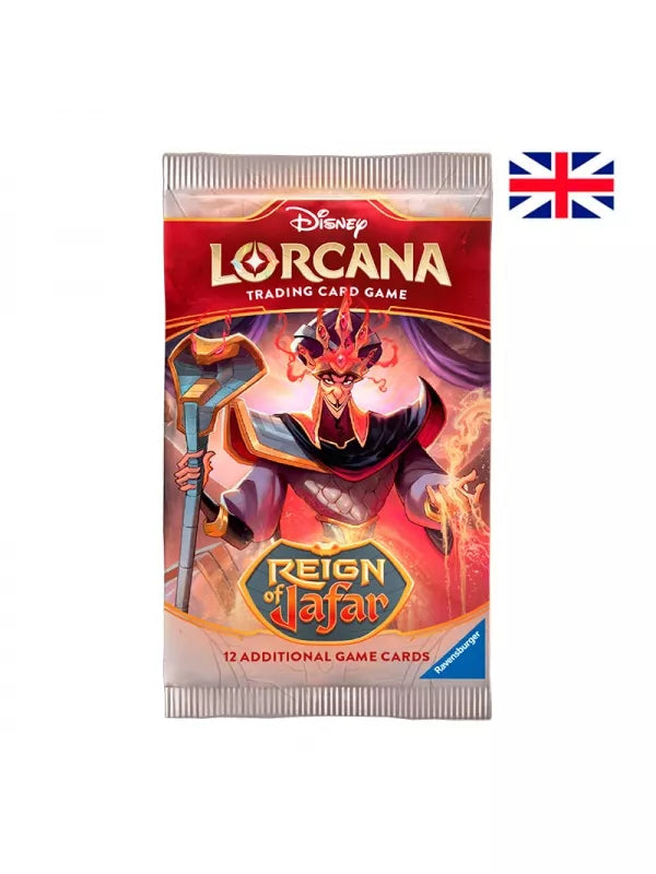 Disney Lorcana TCG - Paquetes de refuerzo (24 unidades) Reign of Jafar Inglés - Disney
