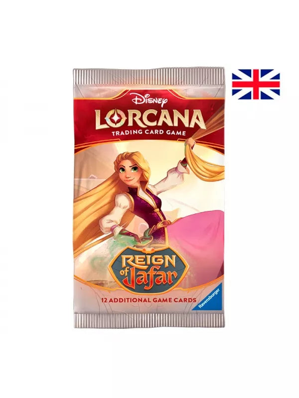 Disney Lorcana TCG - Paquetes de refuerzo (24 unidades) Reign of Jafar Inglés - Disney