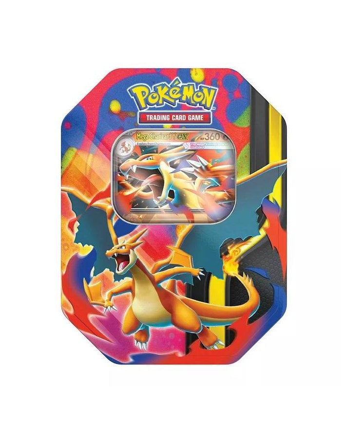 Lata Pokémon TCG - Mega-Charizard Y - Castellano