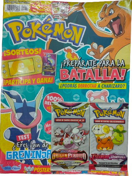 Revista Pokémon número 13 - Sobres Escarlata y Púrpura y Origen Perdido