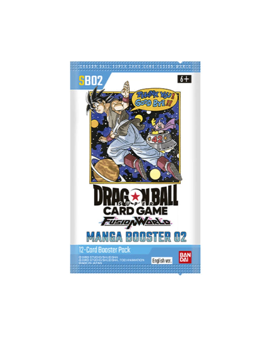 Caja de cartas TCG Dragon Ball Fusion Worlds Manga Booster 02 - Inglés