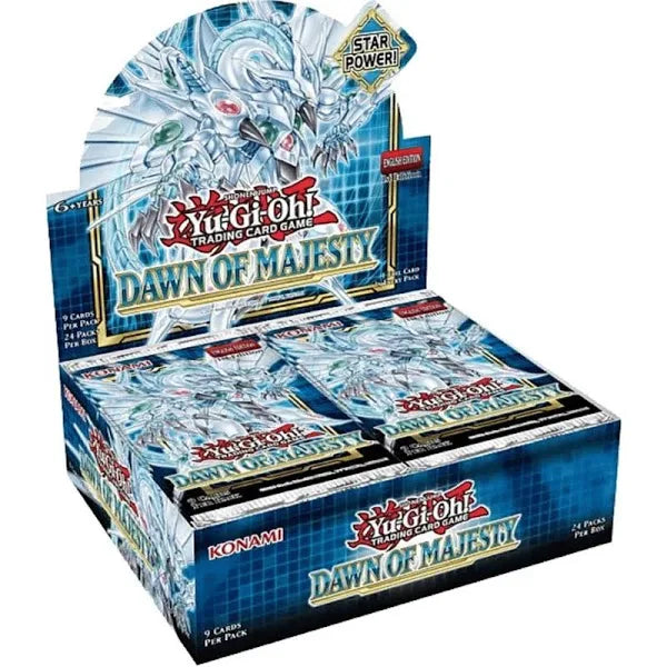 Caja de cartas TCG Yu-Gi-Oh! Dawn of Majesty - Inglés