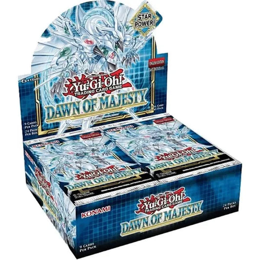 Caja de cartas TCG Yu-Gi-Oh! Dawn of Majesty - Inglés