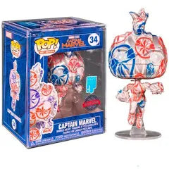 Funko POP! Marvel Avengers Captain Marvel 34 Special Edition Art Series