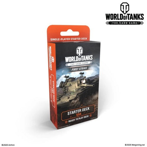 World of Tanks First Strike TCG - USA Starter Deck - Cartas en inglés