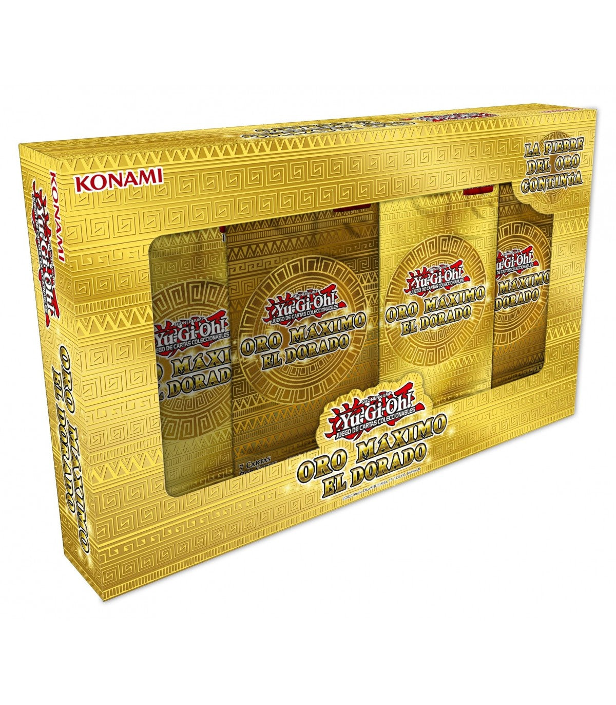Caja de cartas TCG Yu-Gi-Oh! Oro Máximo El Dorado - Caja en castellano