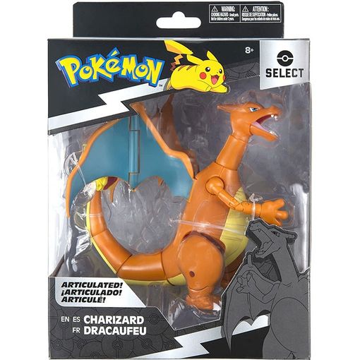 Figura Pokémon Select Charizard. 17cm