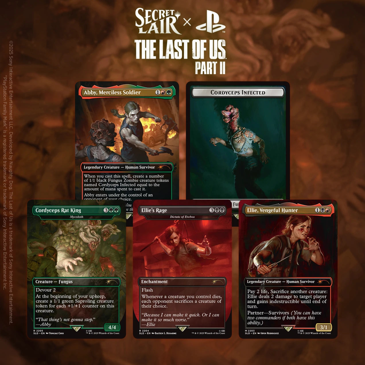 Secret Lair x The Last of Us Part II - Magic The Gathering