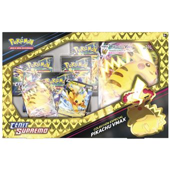 Caja Pokémon TCG - Cenit Supremo Colección Especial Pikachu VMax - Castellano