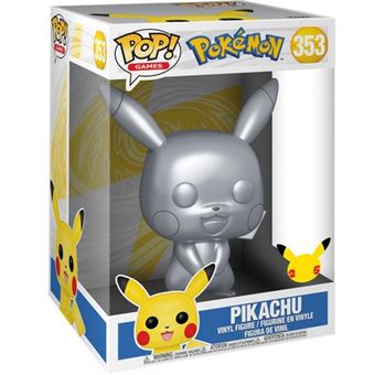 Funko POP! Pikachu 353 Plateado 10" 25 cm - Pokémon