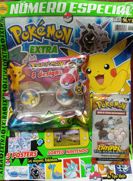 Revista Pokémon Extra número 7 - Pokeballs de color aleatorio