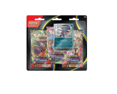 Blister con 3 sobres + Promo Weavile - Megaevolución Fuegos Fantasmales - Castellano