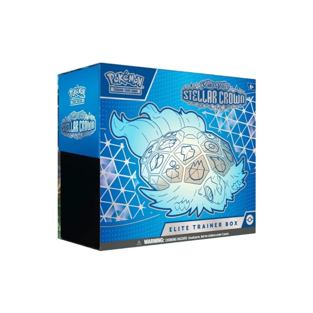 Caja Elite Trainer Box Stellar Crown - Inglés - Pokemon TCG