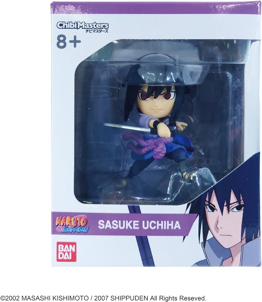 Naruto Shippuden Chibi Masters - Figura de Sasuke Uchiha