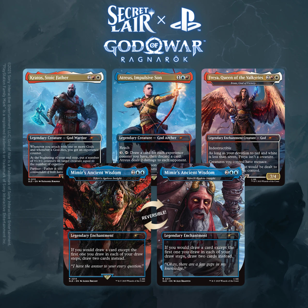 Secret Lair x God of War Norse - Magic The Gathering