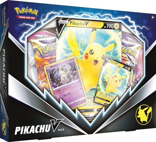 Caja Pokémon TCG - Pikachu V Box - Inglés