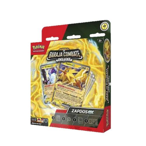 Pokémon TCG - Baraja de combate Deluxe Zapdos EX - CASTELLANO