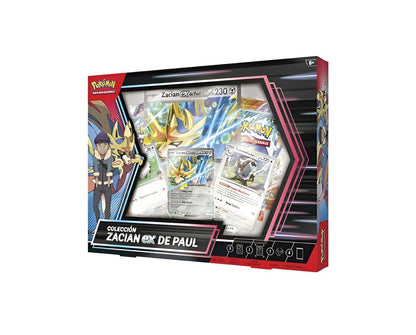 Caja Pokémon TCG Colección Zacian EX de Paul - castellano