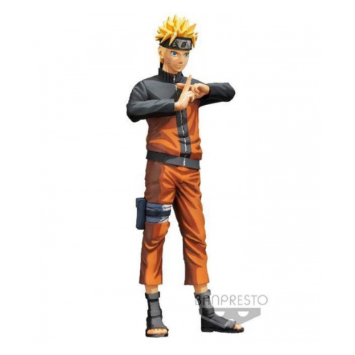 Figura Naruto Shippuden Grandista Nero Uzumaki Naruto [MANGA DIMENSIONS] 27CM - BANPRESTO BANDAI