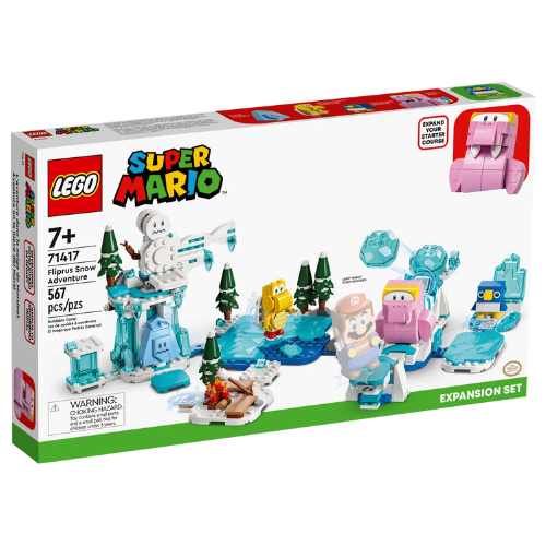 LEGO Super Mario - Set de Expansión: Aventura en la nieve de la Morsik 71417