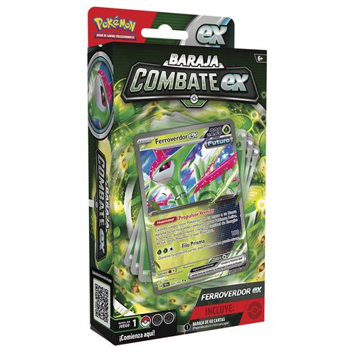 Pokémon TCG - Baraja de combate EX Portada Ferroverdor EX - CASTELLANO