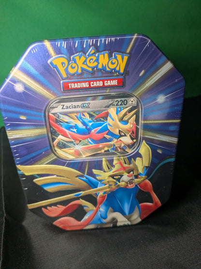 Lata Pokémon TCG Zacian EX - Castellano